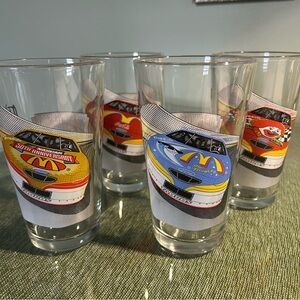 1998 McDonald's NASCAR 50th Anniversary Glasses